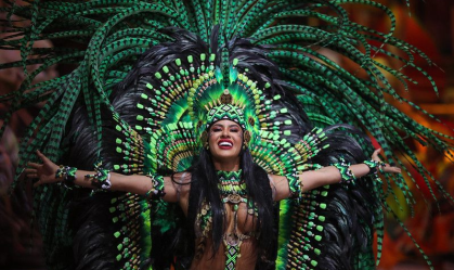 Cunhã-poranga do boi-bumbá Garantido