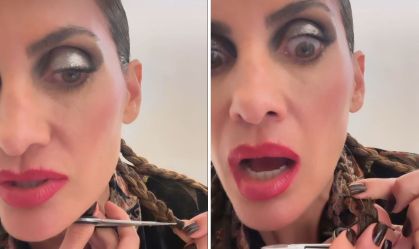 Isabella Fiorentino passa perrengue após desfile na SPFW