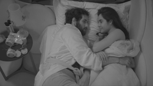 Isabelle e Matteus conversaram na cama no BBB24