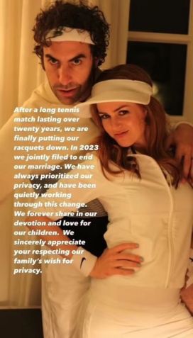 Isla Fisher e Sacha Baron Cohen se separaram após 14 anos / Reprodução/Isla Fisher/Instagram