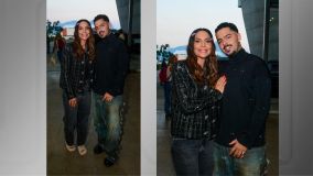 Ivete Sangalo chegou junto do cantor Pedro Sampaio para a coletiva do Rock in Rio, no Rio de Janeiro