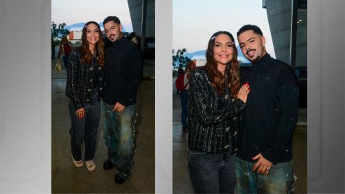 Ivete Sangalo chegou junto do cantor Pedro Sampaio para a coletiva do Rock in Rio, no Rio de Janeiro