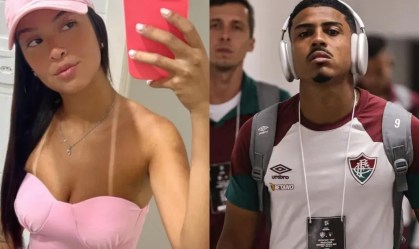 Mulher de jogador do Fluminense termina a relação após festa em concentração