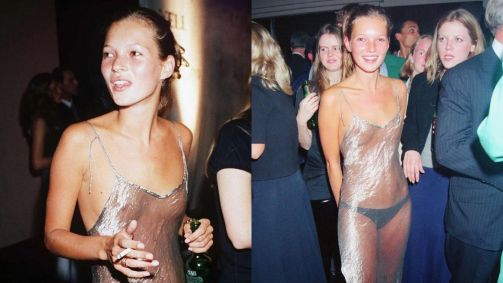 Polêmico "naked dress" usado por Kate Moss em 1993 vai a leilão | CNN