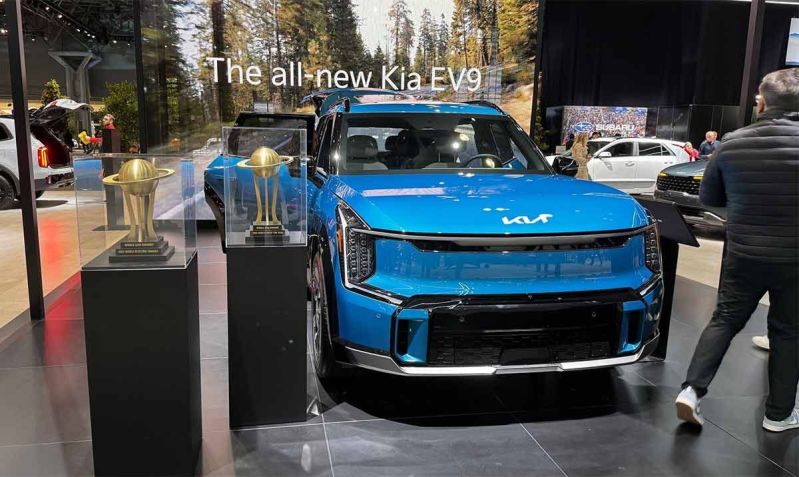 Kia EV9: vencedor de prêmios internacionais, SUV elétrico é exibido em NY • Newspress USA Inc