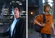 Intérpretes de Percy Jackson, Logan Lerman e Walker Scobell posam juntos