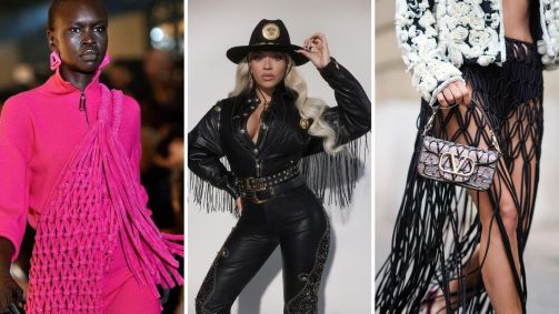 Roupas com franjas estão em alta nesta temporada