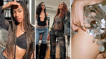 Brilho e transparência são boas opções para incluir no look