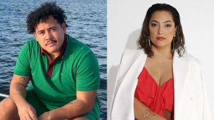 Montagem com Lucas Buda e Camila Moura
