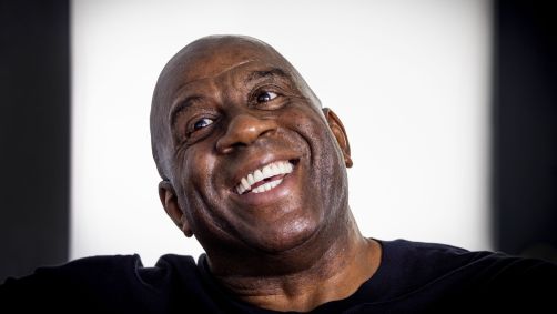 Magic Johnson, ídolo dos Los Angeles Lakers