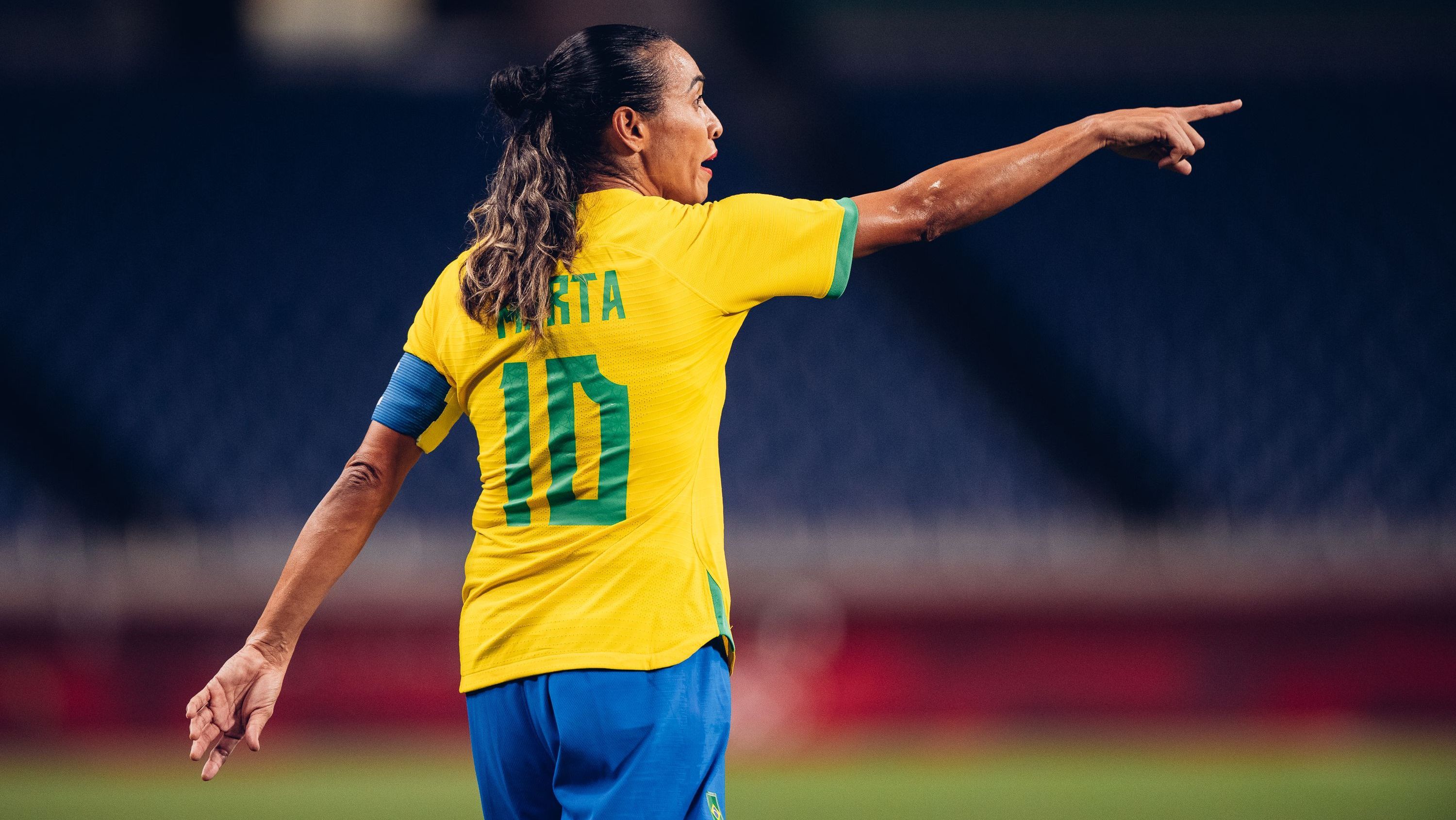 Marta pela Seleção Brasileira