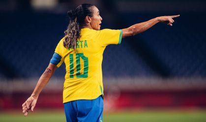 Marta pela Seleção Brasileira