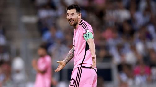 Messi na derrota do Inter Miami para o Monterrey, pela Champions da Concacaf