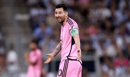 Messi na derrota do Inter Miami para o Monterrey, pela Champions da Concacaf