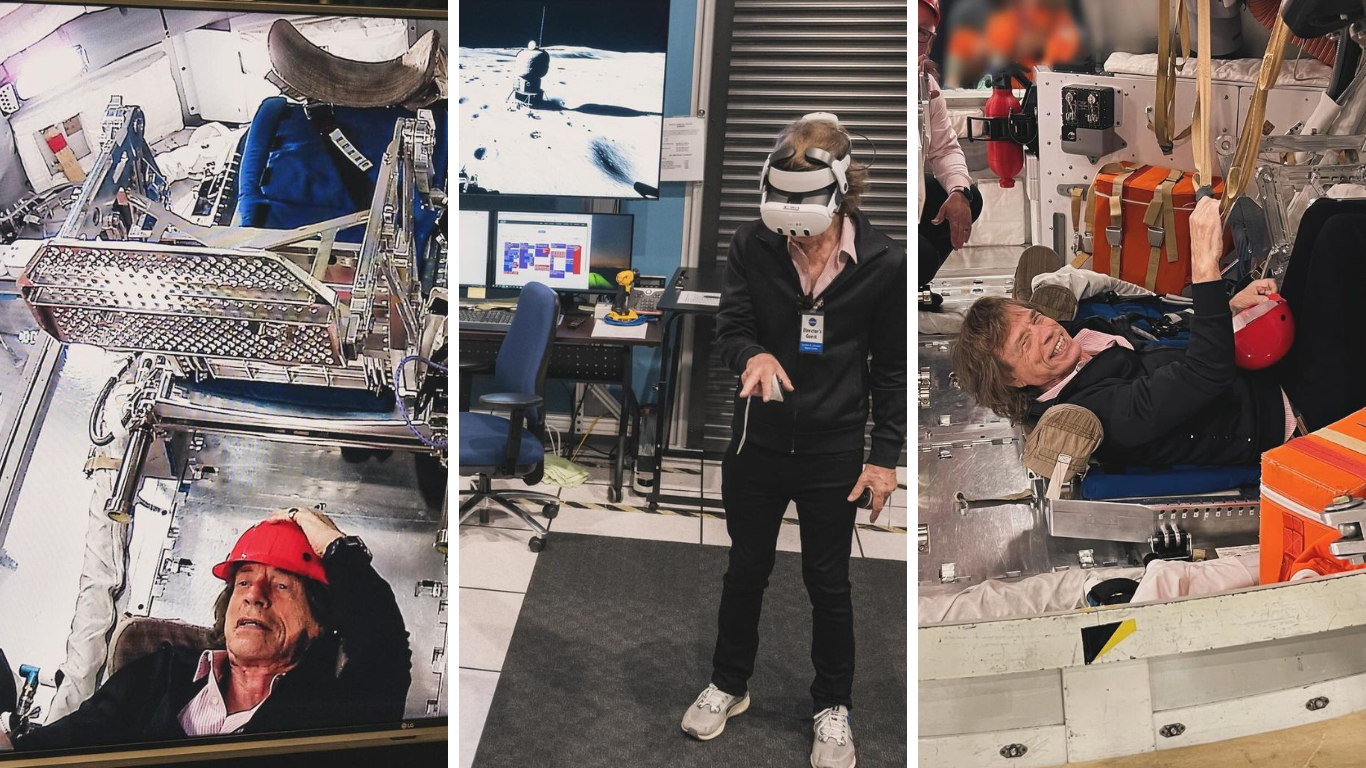 mick jagger nasa