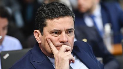 Senador Sergio Moro (União-PR) durante reunião na Comissão de Segurança Pública, em 6 de fevereiro de 2024