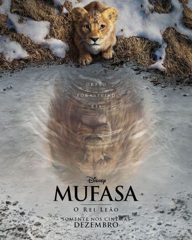 Pôster de "Mufasa: O Rei Leão" / Divulgação/ Walt Disney Studios