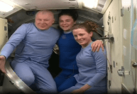 Astronauta Loral O'Hara retorna para Terra após 204 dias no espaço