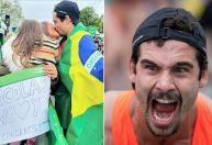 Nicolas Prattes faz Maratona de Paris em menos de 3 h e celebra com Sabrina Sato