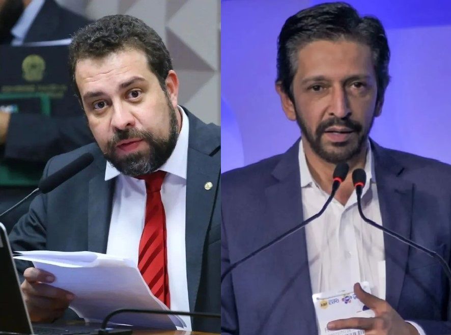Guilherme Boulos (PSOL) e Ricardo Nunes (MDB)