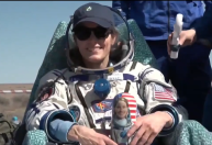Astronauta Loral O'Hara retorna da Estação Espacial após 204 dias