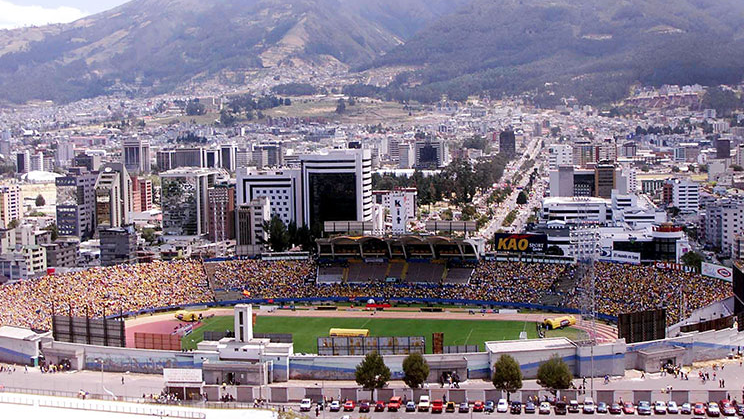 Estádio Olímpico Atahualpa, no Equador