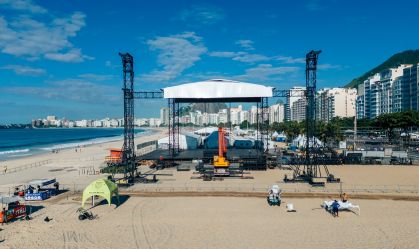 palco madonna copacabana rio de janeiro