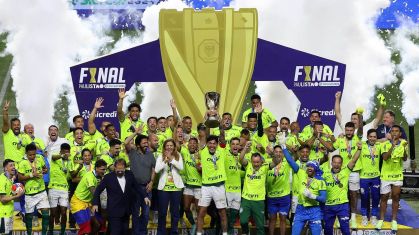 Palmeiras conquistou o Campeonato Paulista 2024 após vencer o Santos por 2 a 0 no Allianz Parque