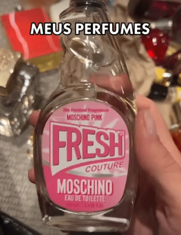 Perfume Pink Fresh Couture, da Moschino / Reprodução/Instagram