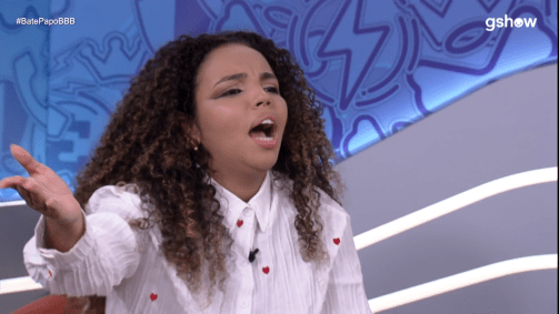 Giovanna Pitel participou do Bate-Papo BBB na madrugada desta quarta-feira (3) após ser eliminada do BBB 24