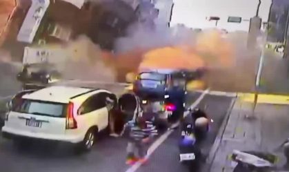 Prédio de vários andares desabou em uma rua movimentada em Hualien, Taiwan, após terremoto