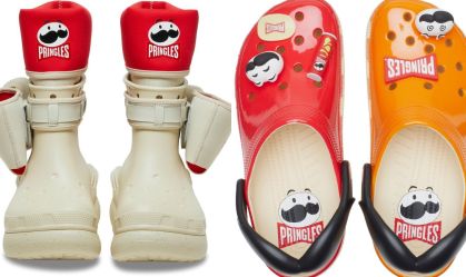 Pringles e Crocs juntos? Parceria traz bota com porta-batatas; veja