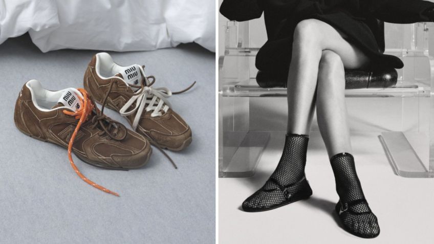 Tênis da Miu Miu e sapatilha da Alaïa estão entre os itens de desejo / Divulgação