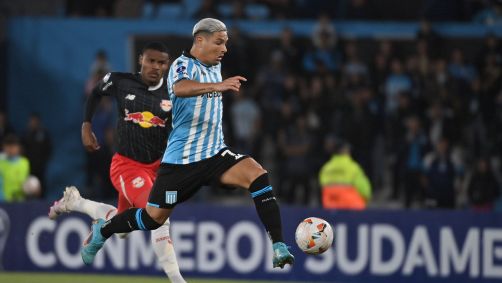 Lance de Racing x Red Bull Bragantino pela 2ª rodada da fase de grupos da Sul-Americana