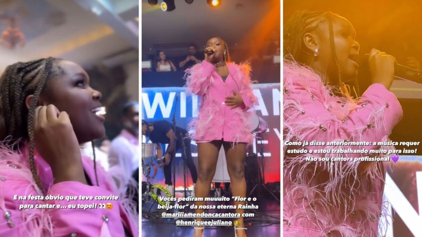 Raquele canta em festa após final do BBB 24 / Reprodução/Raquele/Instagram