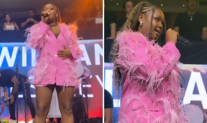 Raquele embalou os convidados na festa final do reality show