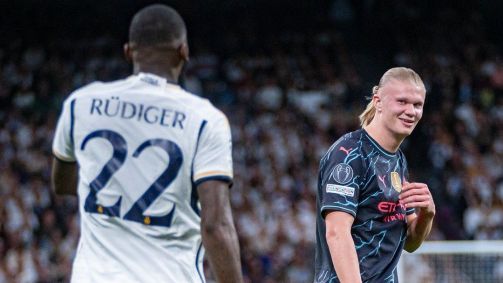 Haaland e Rüdiger travaram um grande duelo na partida