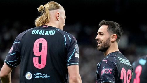 Haaland e Bernardo Silva