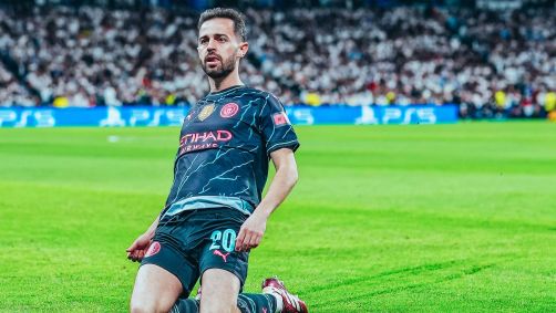 Bernardo Silva abriu o placar da partida em cobrança de falta