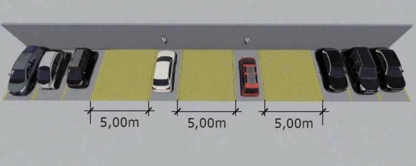 Modelo de estacionamento com recarga de elétricos proposto pelo Corpo de Bombeiros de São Paulo / Corpo de Bombeiros