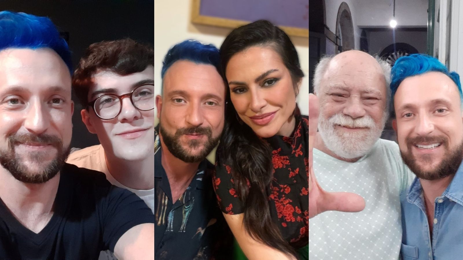 Rodrigo Ternevoy fez parte do elenco de "O Velho Fusca", com Caio Manhente, Cleo e Tonico Pereira / Acervo pessoal/Rodrigo Ternevoy