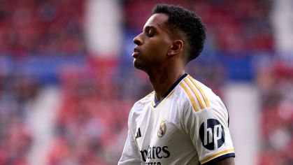 Rodrygo durante partida do Real Madrid por LALIGA