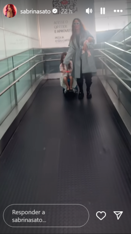 Sabrina Sato e Zoe indo para Paris / Reprodução/ Instagram