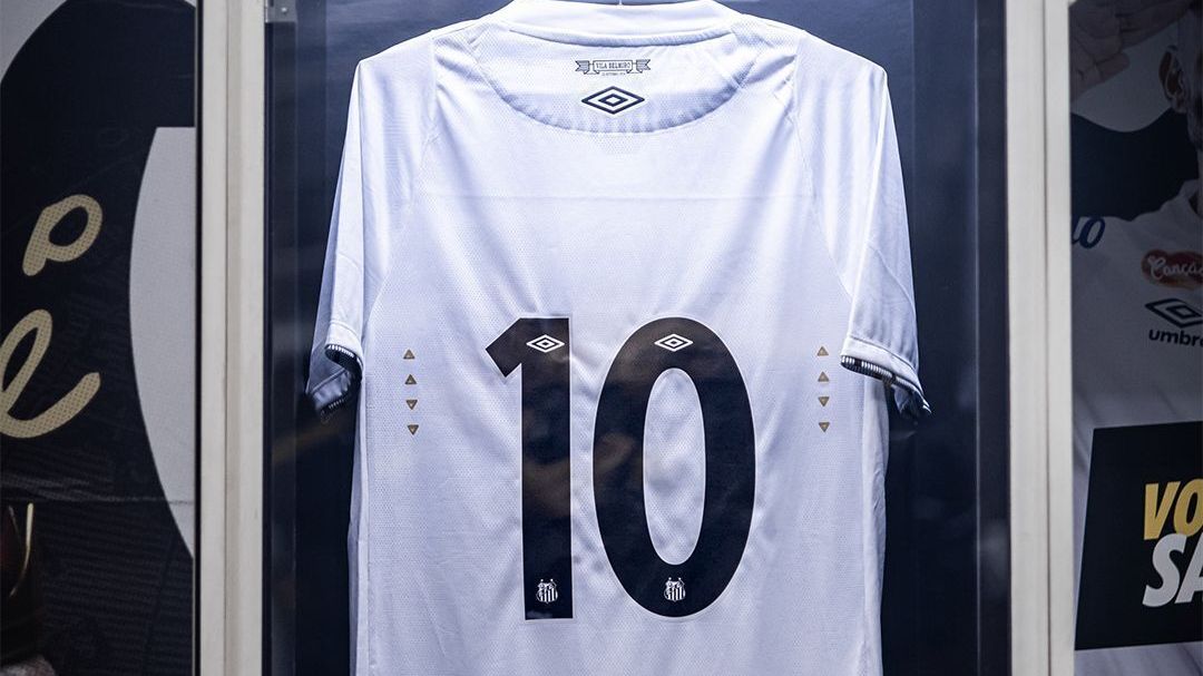 Camisa 10 do Santos ficará guardada