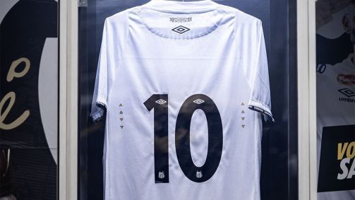 Camisa 10 do Santos ficará guardada