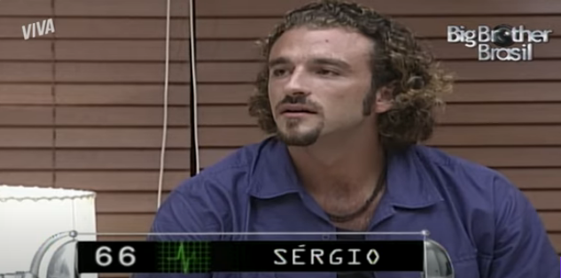 Sérgio, do BBB1, deixou o programa no último Paredão com 52% dos votos / Reprodução/YouTube/Viva