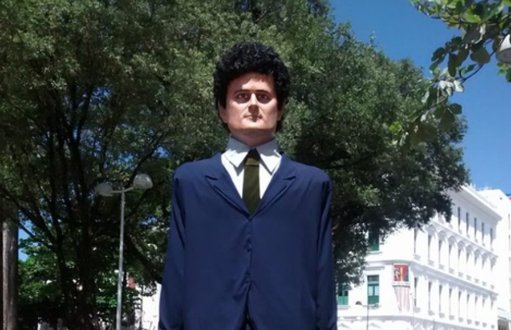 Boneco de Olinda de Sergio Moro citado pelo relator de seu processo de cassação no TRE-PR / Reprodução/Twitter