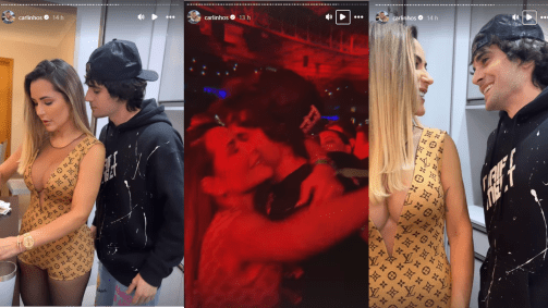 Casal ainda não revelou se está em um relacionamento sério