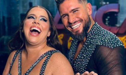 Tati Machado assume ranking da "Dança dos Famosos"