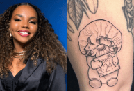 BBB24: Pitel faz tatuagem em homenagem ao programa; veja
